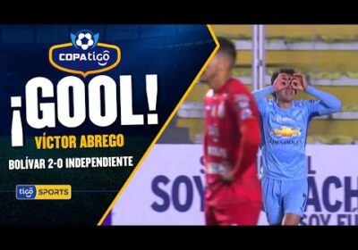 ¡Gol de Bolívar! Víctor Abrego aprovechó un rebote para ampliar la ventaja a favor de la ‘Academia’.