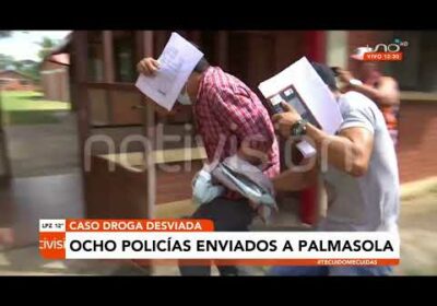 Ochos policías enviados a Palmasola por “Caso Droga desviada”