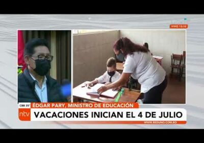 Se ratifican las vacaciones escolares para el 04 de julio