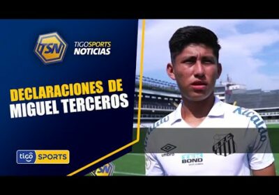 #TigoSportsNoticias🚨Declaraciones de Miguel Terceros luego de firmar su primer contrato profesional