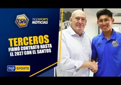 #TigoSportsNoticias🚨Terceros firmó contrato hasta el 2027 con Santos.