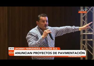 Alcaldía anuncia proyectos de pavimentación