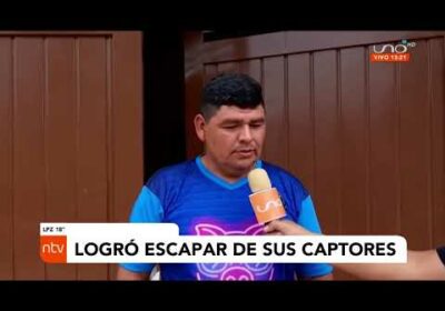 Menor de 12 años  logra escapar de sus raptores