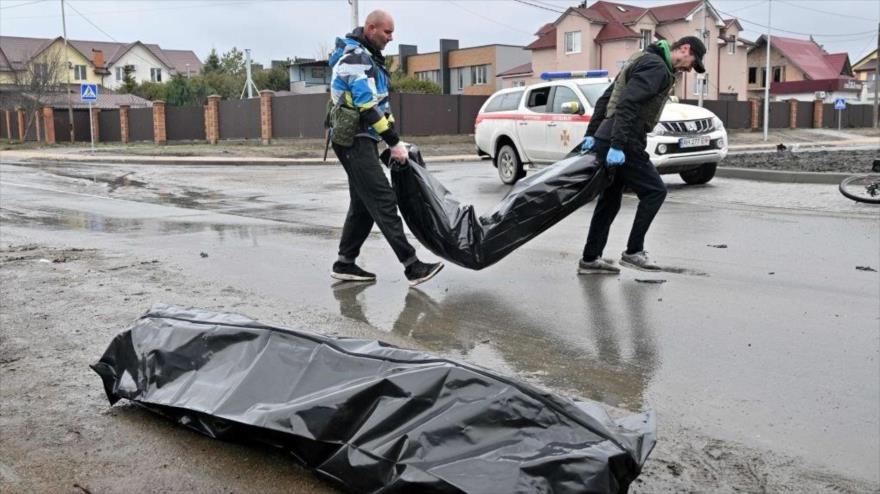 Lavrov: Ucrania organizó ‘ataque de falsificaciones’ en Bucha