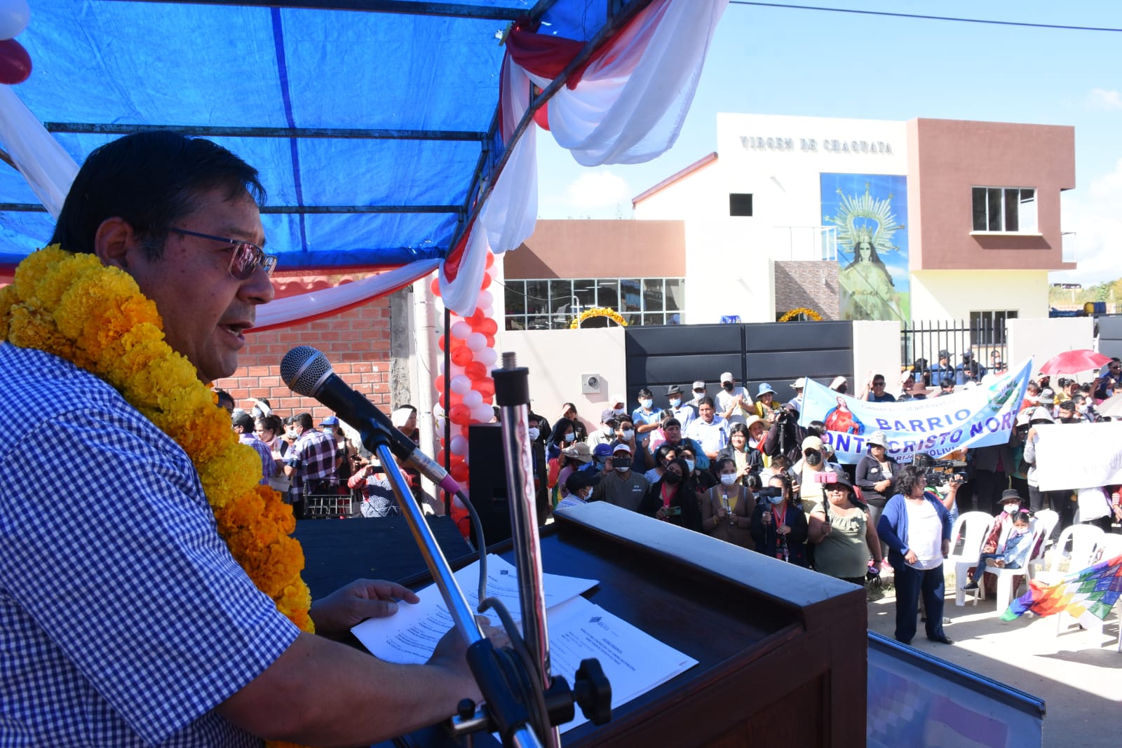Tarija inaugura la Casa Comunal Multifuncional Barrio Virgen de Chaguaya