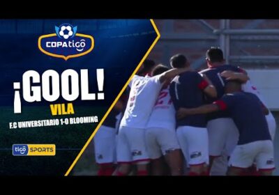 #CopaTigo🏆 ¡Gol de Universitario de Vinto! Julio Vila pone el primer gol para la ‘U’ de Vinto.