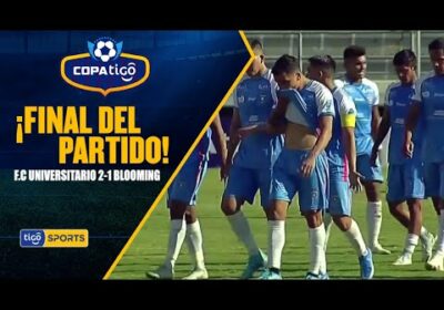 #CopaTigo🏆 ⏰ ¡Final del partido! La ‘U’ de Vinto derrotó a Blooming de manera agónica en Cochabamba.