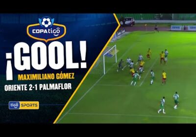 ¡Gol de Atlético Palmaflor! Maximiliano Gómez ejecuta desde un tiro libre para descontar el marcador