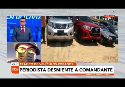 Periodista desmiente al comandante Holguín