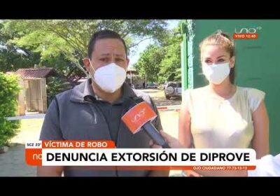 Diprove atenderá a victima de robo