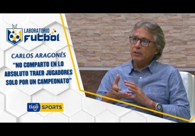 Carlos Aragonés: “No comparto en lo absoluto traer jugadores solo por un campeonato”.