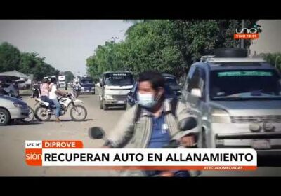 Recuperan autos en allanamientos