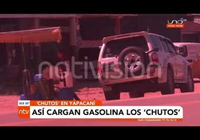 Venta de gasolina por  raleo en Yapacaní