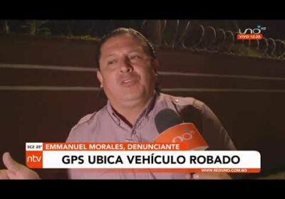 GPS ubica auto robado