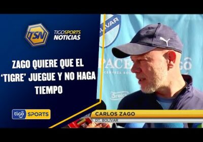 Zago quiere que el Tigre juegue y no haga tiempo. El brasileño despistó sobre el Onceno que pondría