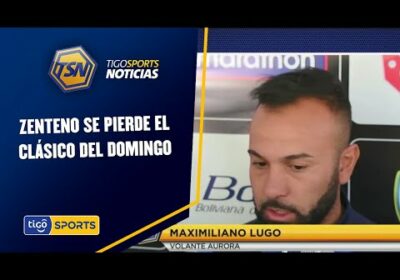 Zenteno se pierde el clásico del domingo. Y el volante Maxi Lugo iría de titular.