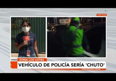 Vehículo de Policía que protagoniza accidente sería «Chuto»