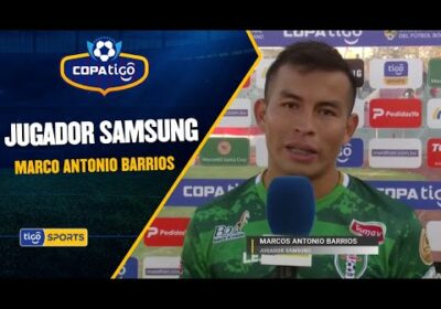 Estas fueron las palabras de Marco Antonio Barrios, jugador Samsung del partido.