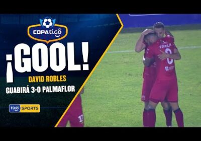 ¡Gol de Guabirá! David Robles conecta de cabeza para anotar el tercer gol del cuadro montereño.