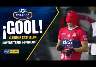 ¡Gol de Universitario! Vladimir Castellón abrió el marcador a favor del ‘Docto’ en el Patria.