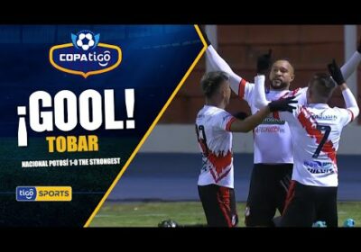 #CopaTigo🏆⚽ 30′ ¡Gol de Nacional Potosí! Tobar conectó de cabeza para abrir el marcador.