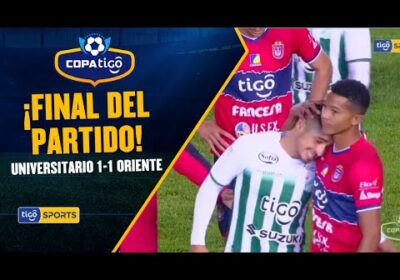 ¡Final del partido! Se acabó en el Patria donde la ‘U’ igualó con Oriente Petrolero.