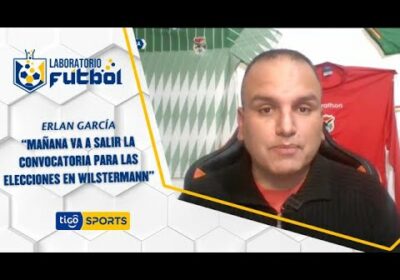 Erlan García: “Mañana va a salir la convocatoria para las elecciones en Wilstermann”.