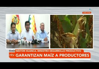 Ministro de desarrollo productivo garantiza el abastecimiento de maíz