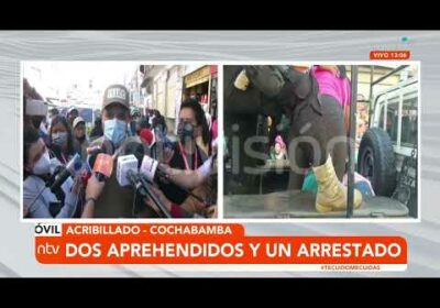 Dos aprehendidos y un arrestado en el caso de Hombre acribillado en Cochabamba