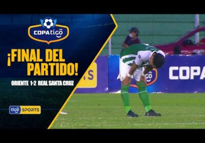 #CopaTigo🏆 Real Santa Cruz logró un gran triunfo sobre Oriente en los minutos finales del encuentro.