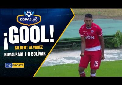 ¡Gol de Royal Pari! Gilbert Álvarez conecta para abrir el marcador a favor del ‘Inmobiliario’