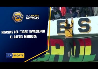 Hinchas del ‘Tigre’ invadieron el Rafael Mendoza.