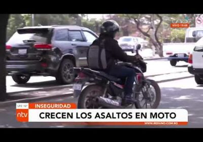 Crecen los atracos en motos en Santa Cruz