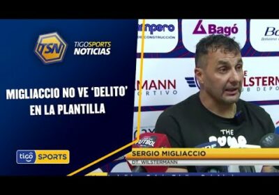 Migliaccio no ve ‘delito’ en la plantilla. Desconoce posible impugnación de Real Tomayapo.