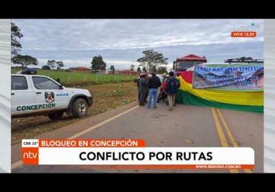 Bloqueo en Concepción por conflicto de rutas