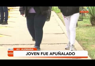 Un joven fue apuñalado en Santa Cruz