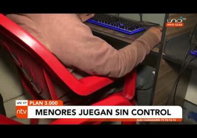 Menores de edad juegan en internet sin ningún control