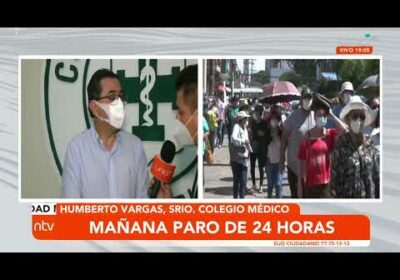 Anuncian paro medico de 24 horas en Bolivia