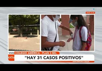 Colegio América cierra por 31 casos positivos de Covid-19