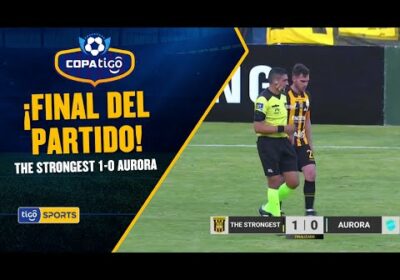 ¡Final del partido! The Strongest derrotó a Aurora y se quedó con el segundo lugar en la Serie A.