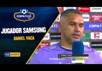 Estas fueron las palabras de Daniel Vaca, jugador Samsung del partido.