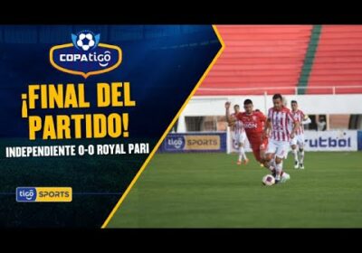 ¡Final del partido! Se acabó y sin goles donde Independiente quedó sin chances de seguir en carrera.