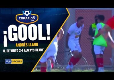 ¡Gol de Universitario de Vinto! Andrés Llano anota el segundo gol para dar vuelta el marcador.