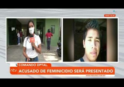 Acusado de feminicidio será presentado en el comando departamental