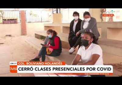 Colegio en Santa Cruz vuelve a la virtualidad tras aumento de casos de Covid-19