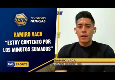 Ramiro Vaca: “Estoy contento por los minutos sumados”.