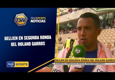 Dellien en segunda ronda del Roland Garros. Jugará el miércoles ante el ruso Khachanov.