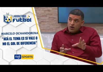 Marcelo Ochandorena: “Acá el tema es si vale o no el gol de diferencia”.