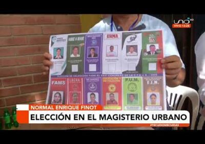 Se llevan a cabo las elecciones en el magisterio urbano