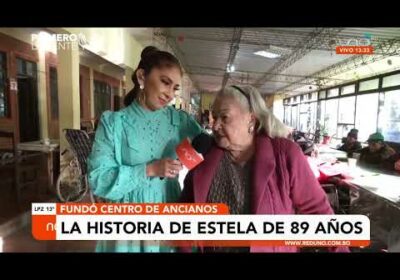 Estela de 89 años cuida a 25 ancianos en el hogar «Dios Nos Ilumina»